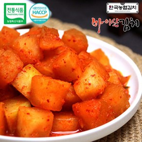 한국농협김치 국산 재료 100% 전북 진안 마이산 깍두기 3kg, 1개
