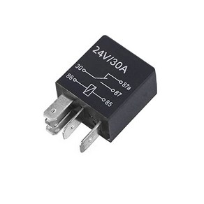 니토무역 릴레이 5핀 24V 30A 5P 자동차 배터리 블랙박스 DIY, 1개