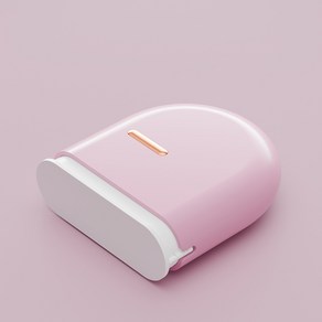 브레디 케이스 교정기 유지장치 틀니 케이스, 1개, 핑크
