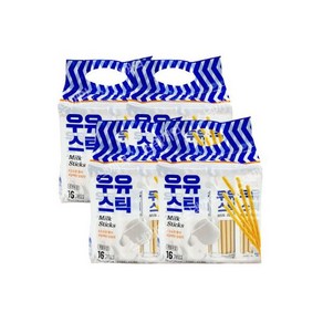 우유스틱 대용량 과자 밀크스틱 막대과자 256g x 4개