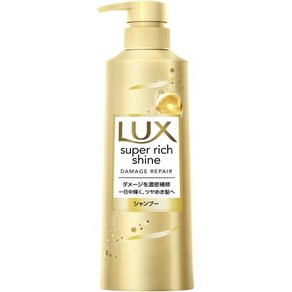 일본직발송 6. LUX (럭스) 슈퍼 리치 샤인 데미지 리페어 샴푸 펌프 400G B0BX96NGCM, 1개