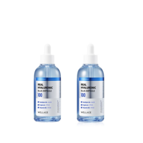 웰라쥬 리얼 히알루로닉 블루100 앰플 250g, 75ml, 2개