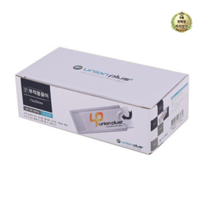 유니온플러스 부착용 명찰 꽂이판 75 x 29 mm P-7529B 50p, 혼합색상, 1개