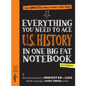 (영문도서) Eveything You Need to Ace U.S. Histoy in One Big Fat Notebook 2nd Edition: The Complete Mi... Papeback, Wokman Publishing, English, 9781523515943