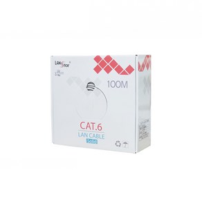 랜스타 LS-6FTP-100MG CAT 6 케이블 FTP, 회색, 1개, 100m