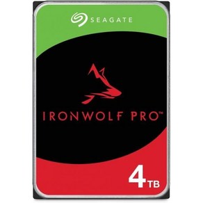 씨게이트 아이언울프 프로 4TB NAS 내장 하드 드라이브 3.5인치 SATA 6Gbs 7200RPM 128MB 캐시 ST4000NE001 갱신, 4 TB_HDD Po, 1개