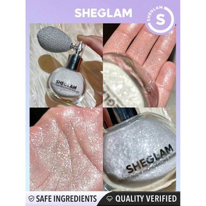 쉬글램 sheglam 고고 글로우 하이라이터 바디 미스트 프로스트 글리터 파우더, 1개