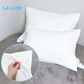 [La Lune] 라뤼느 밴딩 베개커버 화이트