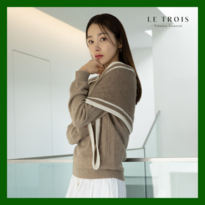 [KT알파쇼핑][직](방송)[LE TROIS]24FW 르투아 캐시미어100 머플러