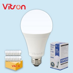 [마루라이팅] 비츠온 LED 전구 A-벌브 램프 14W A80 주광색 6500K E26 1BOX 20EA [YTA80E1-142665], 20개