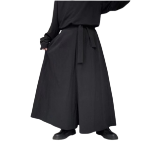 2022 Men Hakama 하라주쿠 기모노 사무라이 바지 남성 캐주얼 와이드 팬츠 중국 스타일 Hanfu Tang Touses 검도 유니폼