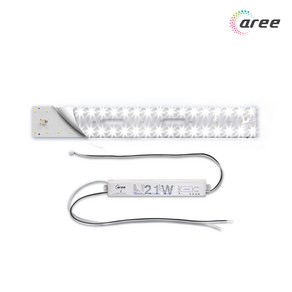 DIY 형광등 교체 방거실주방욕실등 조명 에센셜 LED 리폼 모듈 기판 세트, 주방욕실등모듈18W_FN-1(+자석4개), 주광색(하얀빛)