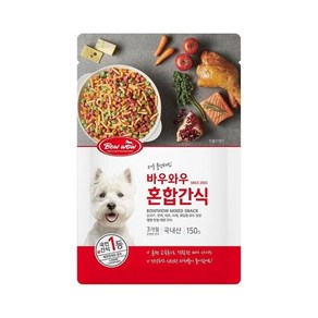 바우와우 혼합간식 150g, 1개