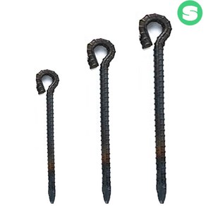 고리쇠말뚝 직선말뚝 직선철 상인농자재, 고리쇠말뚝50cm, 1개