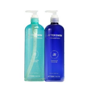 애프터스윔 수영장 샴푸 500ml + 바디클렌저 500ml, 1세트