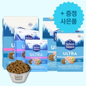 내추럴발란스 오리지날 울트라 닭&보리 강아지사료 5kg 작은알, 2.4kg, 1개, 닭고기+쌀, 닭&보리 2.4kg 스몰, 네츄럴 EX 꽈배기츄