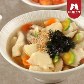 [마녀바스켓] 군산 엄마손 수제비 10인분 160g 10팩(소스포함), 10개