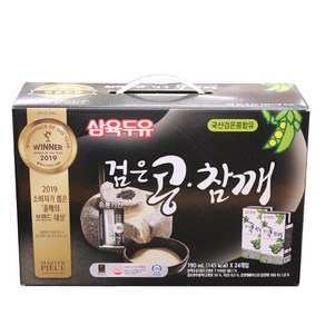 삼육두유 검은콩 참깨 190ml 24개입 식품 > 생수/음료 음료 두유 일반두유, 24개