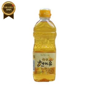 OG1_6281 두레생협 현미유(500ml) 현미유 현미 두레생협현미유 식품, 1개, 0.5l