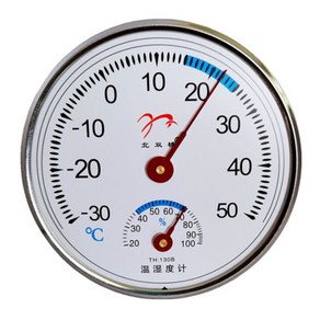 실내 온도에 사용되는 아날로그 온도계 다이얼 온도 습도 모니터