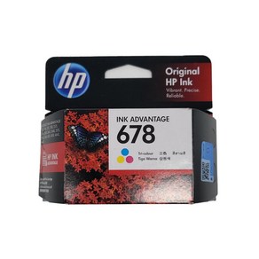 HP 정품잉크 Deskjet Ink Advantage 3540 e-All-in-One Pinte 칼라 (No.678), 1개