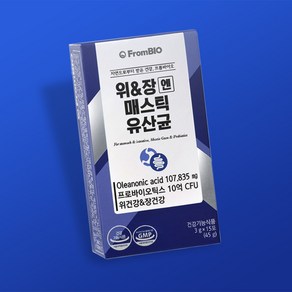 프롬바이오 위&장엔 매스틱 유산균, 45g, 1박스