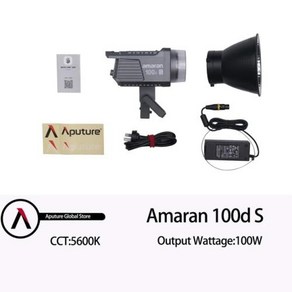 (신정종합상사) Aputure Amaran 200x S 바이 컬러 스포트라이트 COB 비디오 라이트 사진 2700-6500K 앱