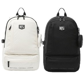 NFL 엔드 백팩 F231ABG020 2종 택1, BLACK, 000