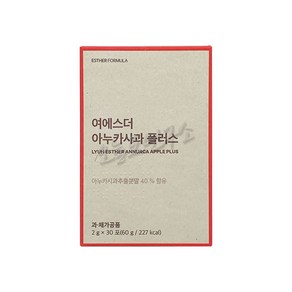 여에스더 아누카사과 플러스, 60g, 1개