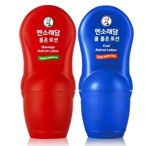 멘소래담 롤온 로션 세트 (핫 50ml + 쿨 50ml), 1세트