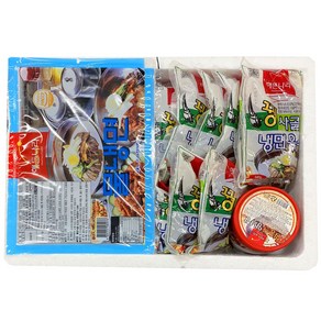 (합천) 물냉면 2K + 꿩육수 10개 + 비빔양념장500g 세트 ( 냉동포장 + 아이스팩 포함 ), 2kg, 1개