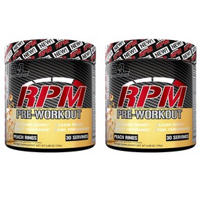 EVLUTIONNUTRITION RPM 프리워크아웃 피치 링, 195g, 2개