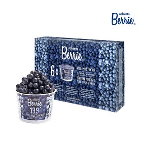 로버츠베리에 빌베리 100ml X 6P 야생 블루베리 과채음료 핀란드 주스