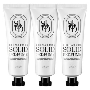 폴메디슨 저자극 고체향수 시그니처 솔리드 퍼퓸 블랙베리, 40ml, 3개