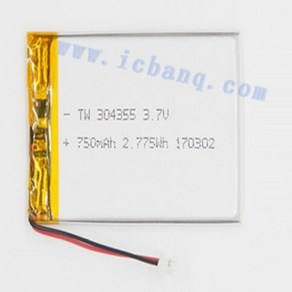 리튬폴리머배터리3.7V 750mAh