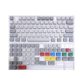 사오파오 돌치RGBY XDA 키캡 PBT 염료승화 (131키), 혼합색상