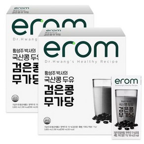 이롬 황성주 국산콩 두유 검은콩 무가당, 2세트, 3.04L