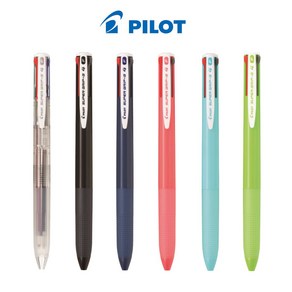 PILOT 파이롯트 슈퍼그립 G4 4색볼펜 SUPER GRIP G, BPKGG-35F-LG 라이트그린