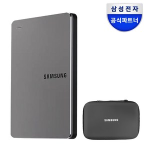 삼성전자 외장하드 Y3 HX-MK10Y39 + 파우치, 2048GB, 스모키 그레이