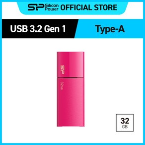 실리콘파워 블레이즈 B05 USB 3.2 Gen1 고속전송 메모리 핑크, 32GB