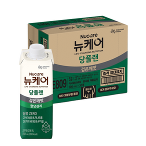 대상웰라이프 뉴케어 당플랜 검은깨맛 200ml 30팩 건강관리, 30개