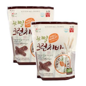 농협 우리밀 크런치바 150gx2봉, 2개, 150g