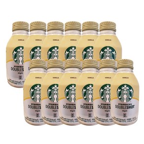 스타벅스 더블샷 바닐라, 275ml, 12개