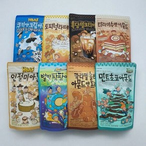 길림양행 HBAF 바프 허니버터아몬드120g 민트초코아몬드 인절미맛아몬드 별빛팡팡아몬드 쿠키앤크림아몬드 티라미수아몬드 토피넛라떼아몬드 카마멜아몬드앤프레첼 흑당밀크티아몬드