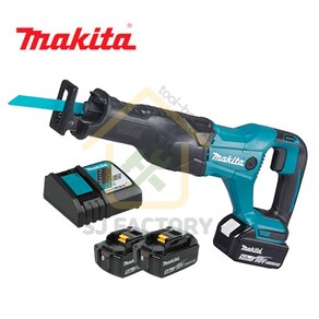 MAKITA 마끼다 18V 리튬이온 충전 컷소 컷쏘 목재 파이프절단 리튬이온 DJR186RTE 5.0Ah 배터리2팩 세트, 1개