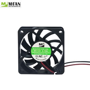 저소음DC팬 쿨러 60mm 12V 0.15A 직류 쿨링팬 냉각팬, 1개