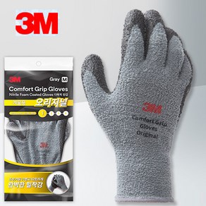 3M 컴포트그립 오리지널 겨울용 기모 방한작업장갑, 그레이(L), 10개