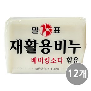 말표천광 말표 재활용비누 400g, 12개