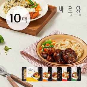 바르닭 한식도시락 5종, 한식도시락 5종 10팩, 1개