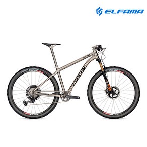 2023 엘파마 룩손 9 XTR 12단 티타늄 MTB 자전거, 18, 브러쉬드티탄, 1개